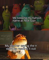 Me Keeping My Kahoot Name As Nick Gurr Ifunny Funny Dance Memes School Memes Funny Memes