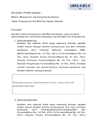 Pengertian, jenis, fungsi, tujuan, manfaat dan cara membuat rumusan masalah. Lkks 3 B1 Visi Misi Tujuan Sd