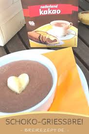 Schoko Griessbrei Nicht Nur Fur Baby Und Klein Kinder Rezept Rezepte Lebensmittel Essen Griessbrei