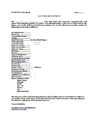 No letterhead is in use, the name of the company too could be included below the. Letter Of Intent Loi