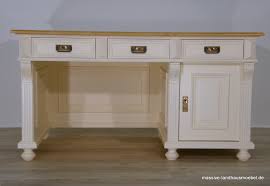 180 cm (9751) zierlicher sekretär im antik stil massivholz b: Massive Landhausmobel 1409 Schreibtisch Deluxe