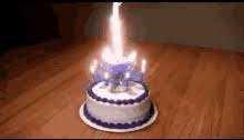 Animated candles gifs birthday cakes with name edit. Happy Birthday Fire Gifs Tenor