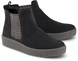 Damen velours stiefeletten halbschuhe booties ankle boots stiefel warm. Gabor Chelsea Boots Dunkelgrau Gortz 46879609