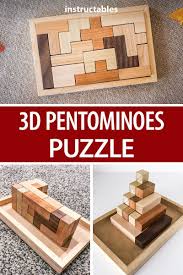 Some patterns are easy, some require a bit of work. 3d Pentominoes Wood Block Puzzle Woodworking Square Woodworking Projects Woodworking Plans Clocks