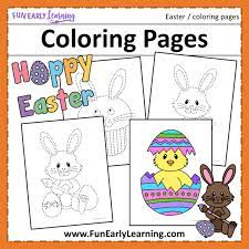 Fun coloring pages for preschoolers. Easter Coloring Pages Printable Free For Preschoolers And Kindergarten
