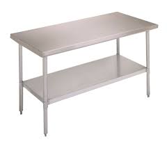 Last month, i decided our entry console table area was just not cutting it anymore. Stainless Steel Table With Shelf Shelves Shelving