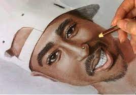 Tupac Drawing Tupac Pictures Name Drawings Hip Hop Artwork