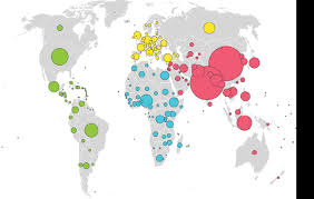 Bubble Map Charts Data Visualization And Human Rights