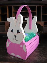 Handmade Wooden Children S Easter Bunny Basket By Thecountrytouch 45 00 Easter Bunny Crafts Wooden Easter Basket Easter Wood Crafts