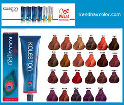 Wellaton Koleston Hair Color Chart Ingredients