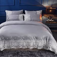 Maybe you would like to learn more about one of these? Queen King Size Lace Princess Style Bedding Sets Beige Cream Blue Luxury Cotton Silk Bedding Set Duvet Cover Bed Sheet Linen Set 42 Bedding Sets Aliexpress