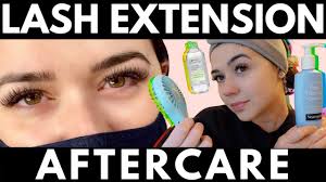 · how to do allergy test? How To Clean Lash Extensions At Home Sleeping Showering Products To Use With Lash Extensions Youtube
