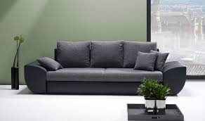 Hellgrau und grau sind ein hit bei der wandgestaltung mit glanzendem weiss und tiefem schwarz verbinden sich. Big Sofa In Schwarz Grau Kaufen Bei Lifestyle4living Mobelvertrieb Gmbh Co Kg