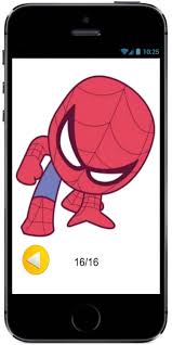 Draw a curved line across each oval of the lower legs. Learn How To Draw Cute Baby Spiderman For Kids For Android Apk Download