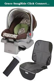 Graco Snugride Click Connect 30 Infant Car Seat With Car Seat Mat Carrier Netting Zuba Graco S Snugride Click Connect 30 I Baby Car Seats Car Seat Mat Car
