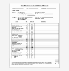 Vehicle Maintenance Checklist Excel Best Of Vehicle Maintenance Schedule Template 10 For Word Checklist Template Schedule Template Maintenance Checklist