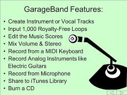 Royalty free loops for garageband. Version Garage Band Garageband Features Create Instrument Or Vocal Tracks Input 1 000 Royalty Free Loops Edit The Music Scores Mix Volume Ppt Download