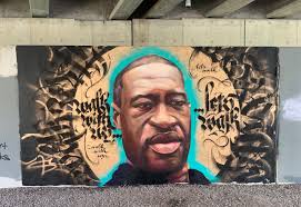The mural of floyd, titled 'take a breath', was destroyed on tuesday, local. Artpath 2020 George Floyd Isiah Lattimore Lansing Art Gallery