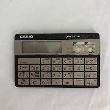 This credit card calculator estimates the term to pay off your credit card balance, your monthly payment and the total interest paid based on the debt data your provide. Casio Data Cal Dc 750k Credit Card Size Calculator Memory Bank Ebay
