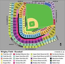 Wrigley Field Seating Map Google Search Cubs Tickets