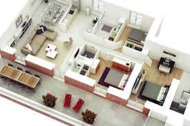 Denah rumah minimalis kita ini memiliki luas total 96 m2 dengan komposisi luasan 51 m2 untuk lantai 1 dan 45 m2 persegi menjadi luasan untuk lantai 2. Mau Wujudkan Rumah Impian Contek 5 Denah Rumah 3 Kamar Tidur 1 Mushola Ini