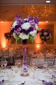 Wedding Reception 8 10142016 Km Modwedding Flower Centerpieces Wedding Wedding Flower Arrangements Purple Wedding Flowers