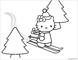 37+ skiing coloring pages for printing and coloring. Hello Kitty Skiing Coloring Pages Cartoons Coloring Pages Coloring Pages For Kids And Adults