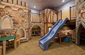 A crisp, white basement playroom by new york firm eisner design may be the most stylish place for kids ever. Basement Kids Playroom Ideas And Design Tips