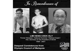 Olympic council of malaysia 134 views2 applications. Bernama Former National Swimmer Olympian Lim Heng Chek Dies At Age 85