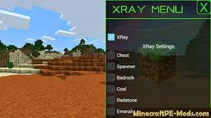 The name, brand and assets are the . X Ray Mod For Minecraft Pe Android Ios Download