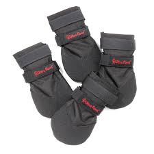 ultra paws rugged dog boots black