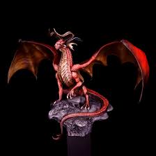 3D Printable Red Great Wyrm from Legendary Dragons by Draco Studios