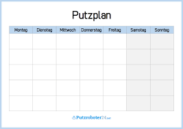 Sie ist vorbereitet für den normalen haushalt: Putzplan Wochenplan Einfache Putzplan Vorlage Putzplan Planer Vorlagen