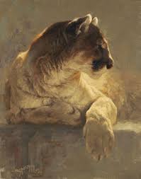 Beecham Repose Oil 20 X 16 Southwest Art Magazine Big Cats Art Lion Art Southwest Art