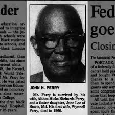 Obituary for JOHN H. PERRY