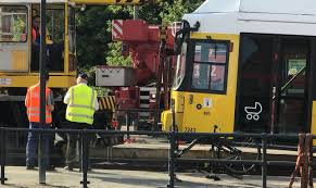 Unfall Tram Strassenbahn Rummelsburg B Z Berlin
