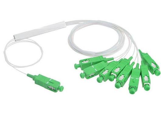 Masterlan PLC splitter - 1x8 1260-1650nm, SC/APC, 1,5m | Discomp