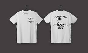 Minor details matter with such little information in your design, it'€™s imperative. Entry 41 By Creativefaysal11 For Minimalist T Shirt Design Wave And Palm Tree Black And White Basic Freelancer