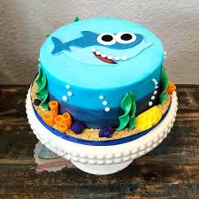 Baby Shark Cupcake Cake 1st Birthday Baby Shark Doo Doo Doo Doo Doo Doo Smash Cake Smallandsimpleconfections Smallandsim Shark Birthday Cakes Baby Boy Birthday Cake Boy Birthday Cake
