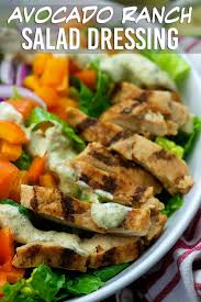 Avocado Salad Dressing Recipe Avocado Ranch Dressing Ranch Dressing Recipe Avocado Ranch Salad Dressing