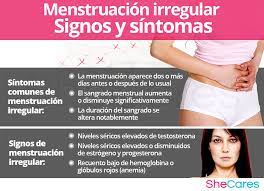 Menstruacion Irregular Shecares