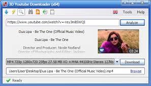 Windows 95 with at least 1 mb of free disk space. 3d Youtube Downloader The Portable Freeware Collection