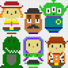 Toy Story Perler Bead Pattern Bead Sprites Characters