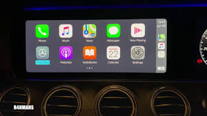 New Apple Carplay Ios13 On Mercedes E Class 12 3 Inch Wide Screen Youtube