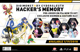 Digimon Story: Cyber Sleuth Hacker's Memory launches on January 19 in North  America and Europe | RPG Site