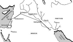 Possible Route Of The Magi Journey To Bethlehem Bethlehem Map Map