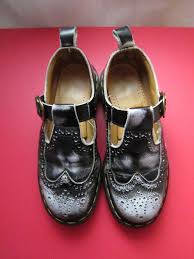 Black And White Doc Martens Mary Jane Vintage 80s 90s Black And White Rub Off Dr Marten Maryjanes Etsy Me Too Shoes Leather Wear Doc Martens