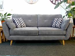 Because we always carry good stocks of our popular ranges, and if we have a sofa in stock, it can be in your home in 7 days. French Connection Zinc 3 Seater Sofa In Pewter Grey Fabric Free Delivery Fabric Sofa Living Room Sofa Sofa