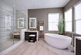 Having a stylish modern bathroom design will be such an inspiring thing for all of us on having the comfy bathroom. The Definitive Guide To Ceramic Tiles That Look Like Wood Contemporary Bathroom Designs Modern Bathroom Design Bathroom Interior Design