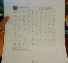 How To Make Your Own Handwriting Font For Free They Are Like Stars On Earth Create Your Own Font Like Stars On Earth Early Childhood Teacher